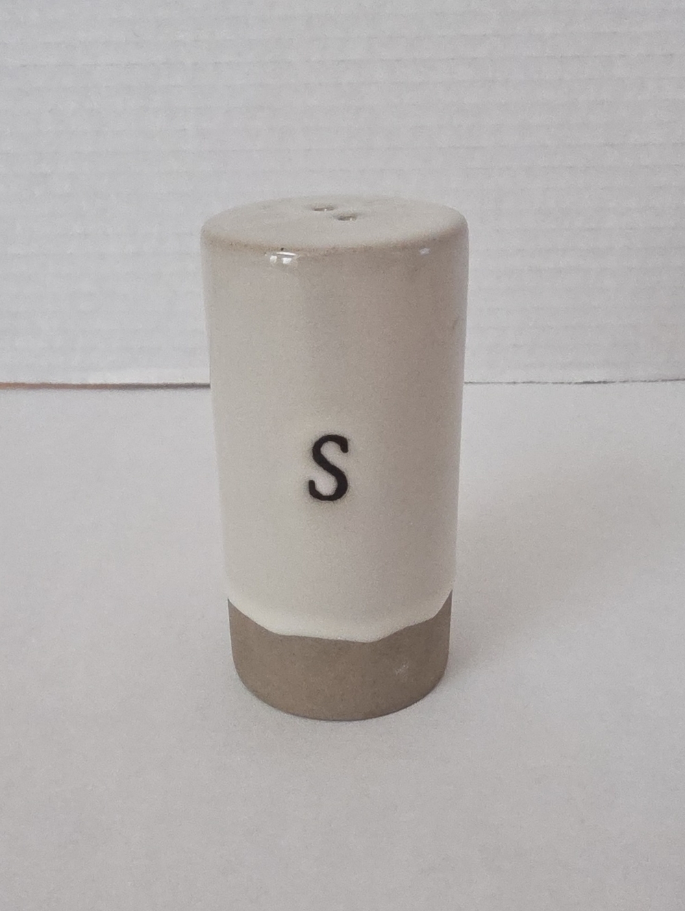 Hearth & Hand by Magnolia Cream Tan Stoneware Salt Shaker